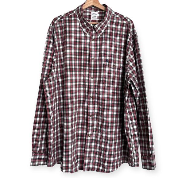 Brooks Brothers 1818 Plaid Regent Fit Long Sleeve Button Down Shirt Men's XXL - Picture 1 of 10